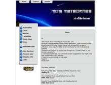 Tablet Screenshot of m3t3orites.com